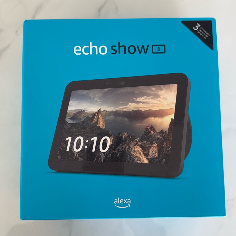 Amazon Echo Show 8 (newest model), With Spatial Audio, Smart Home Hub, and Alexa